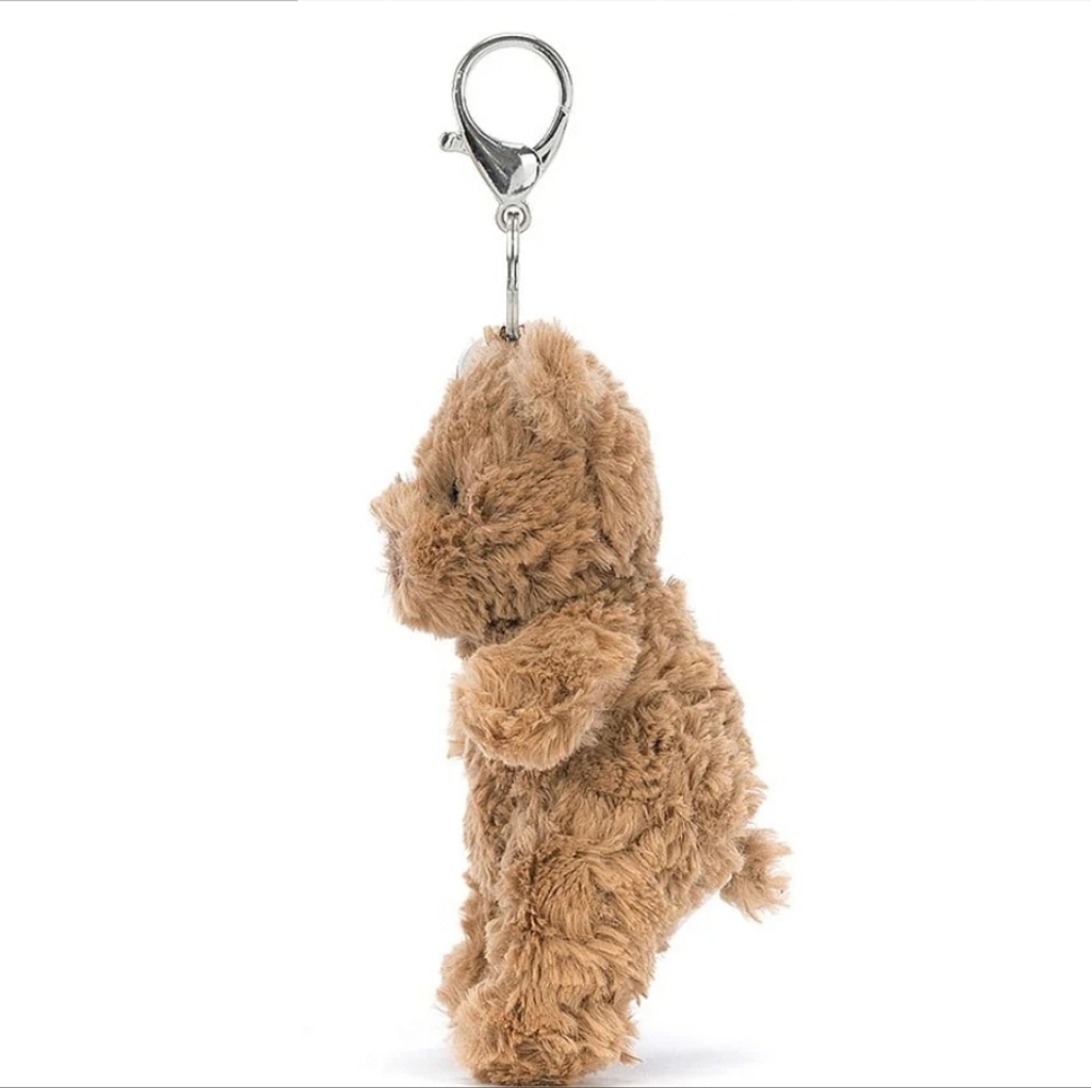 Jellycat Bartholomew Bear Bag Charm Soft amd Plush NWT - Picture 4 of 7